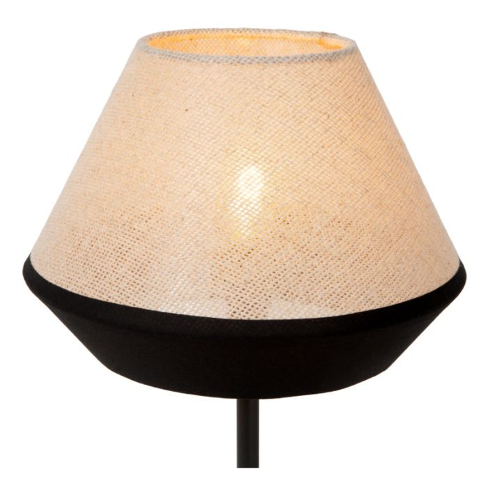 Beige table lamp modern, Kala, with switch