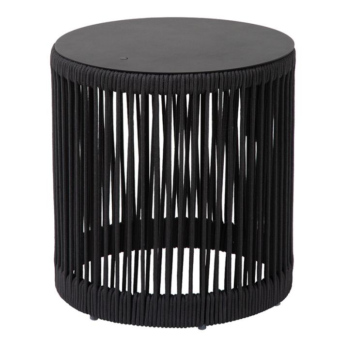 Black rechargeable floor lamp modern, Pingi, 3W, 3000K LED, IP44, 3-step dimmable