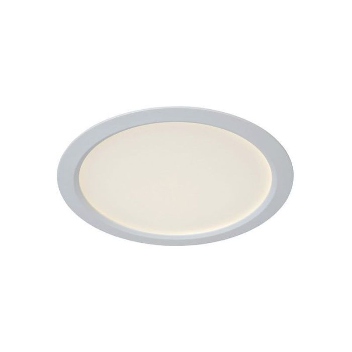 White flush ceiling light modern, Tendo, 18W, 3000K LED