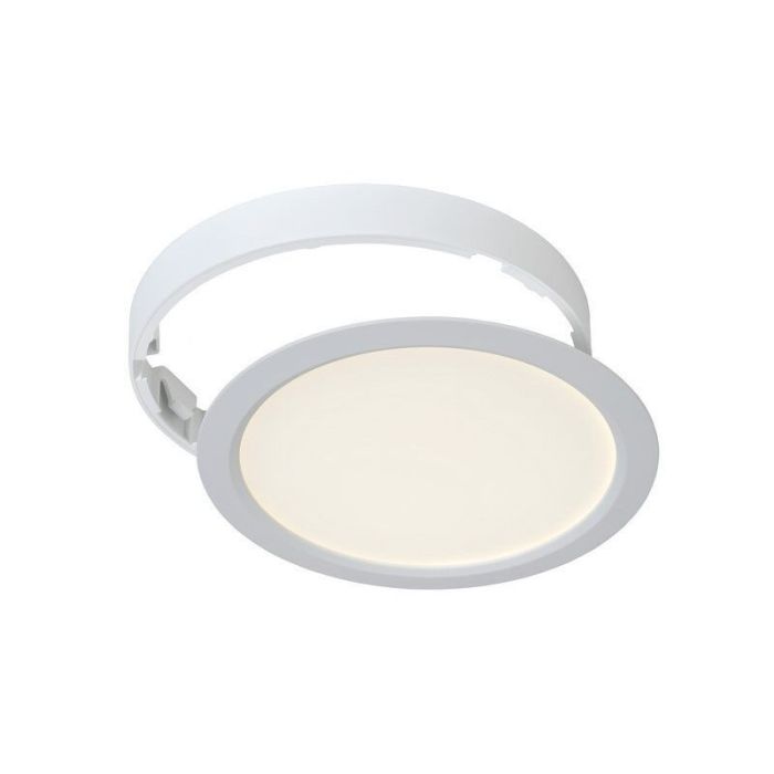 White flush ceiling light modern, Tendo, 18W, 3000K LED