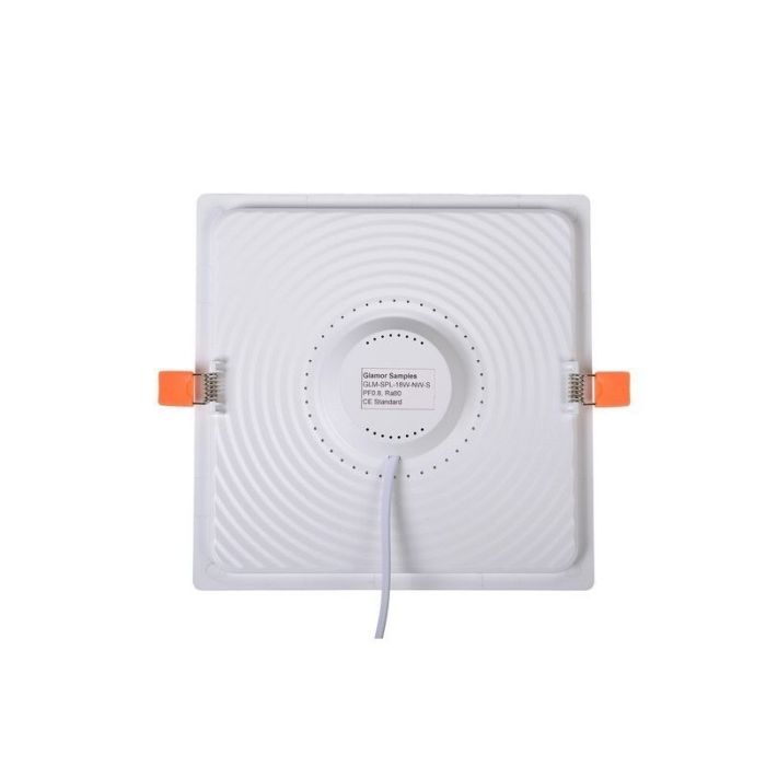 White flush ceiling light modern, Tendo, 18W, 3000K LED