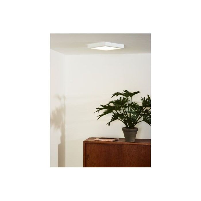 White flush ceiling light modern, Tendo, 18W, 3000K LED