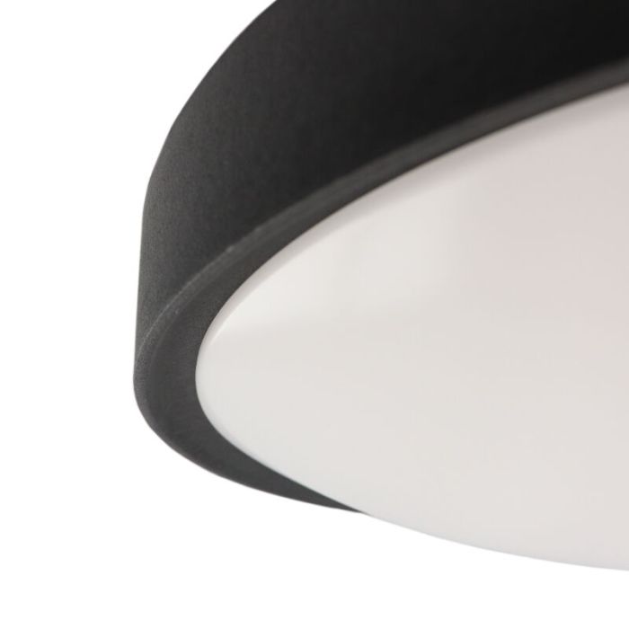 Black flush ceiling light modern, Lex