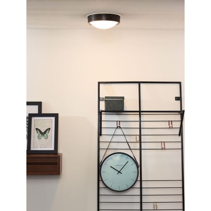 Black flush ceiling light modern, Lex