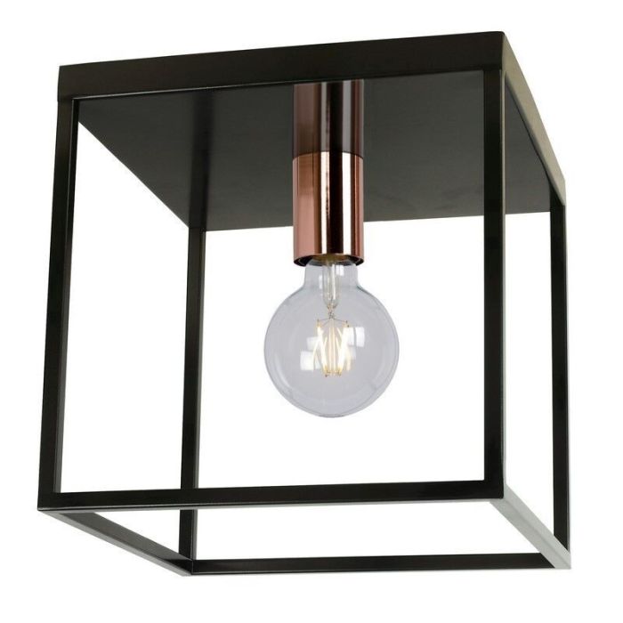Black flush ceiling light modern, Arthur