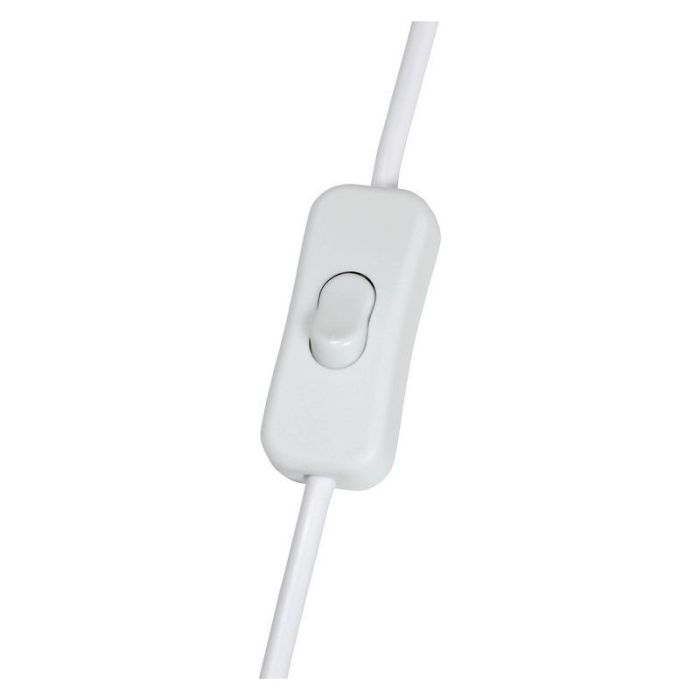 Wood wall light white, Fix, with switch