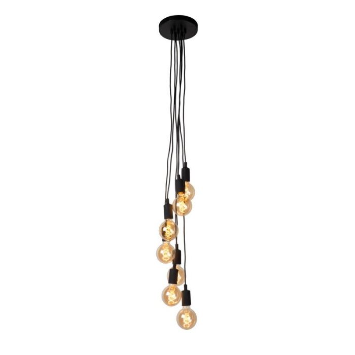 Black pendant light modern, Fix