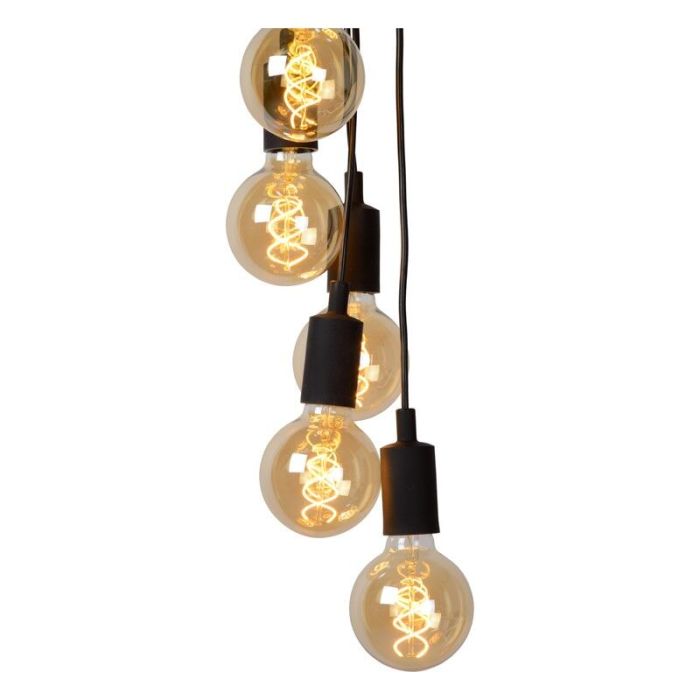 Black pendant light modern, Fix