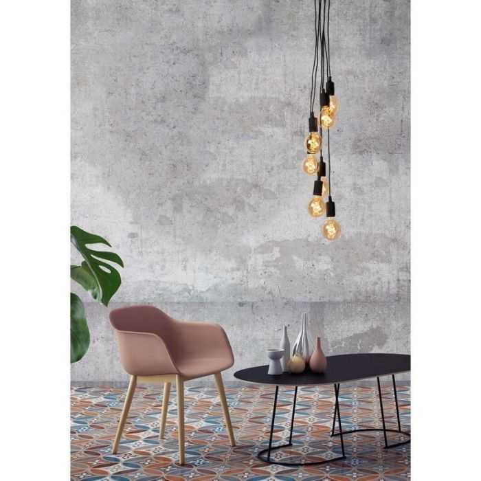 Black pendant light modern, Fix