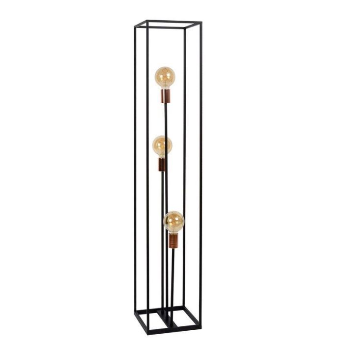Copper floor lamp modern, Arthur, with switch