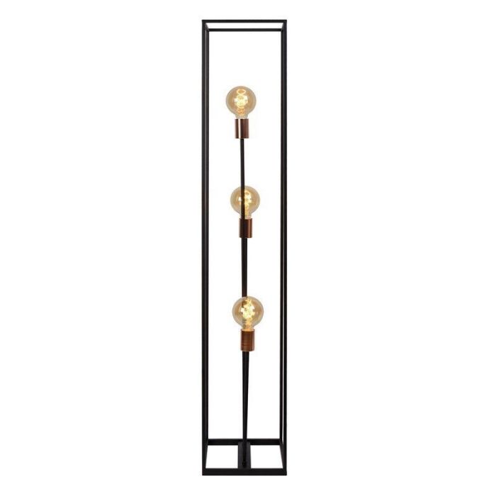 Copper floor lamp modern, Arthur, with switch