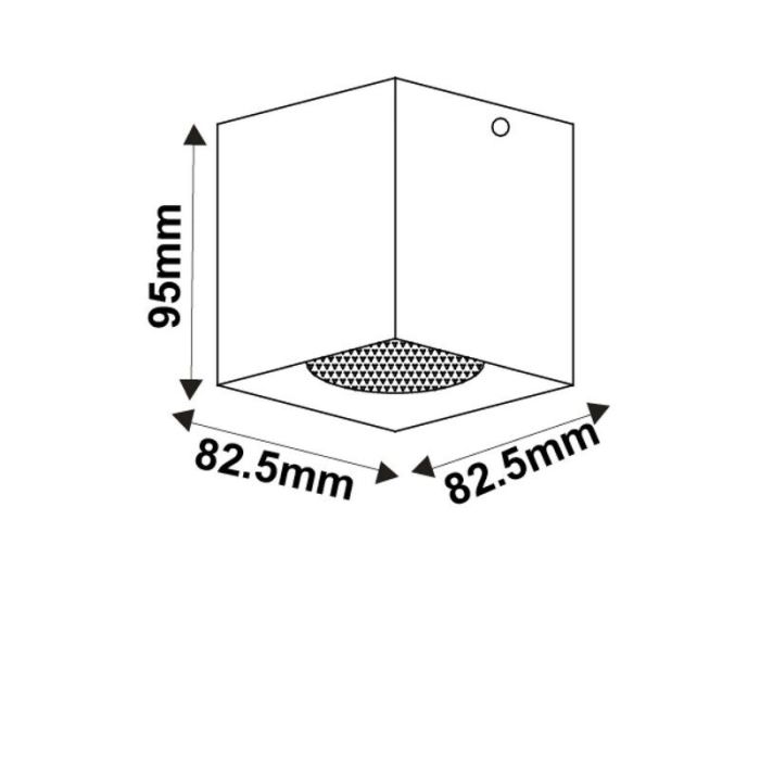 White surface mounted downlight modern, Raina