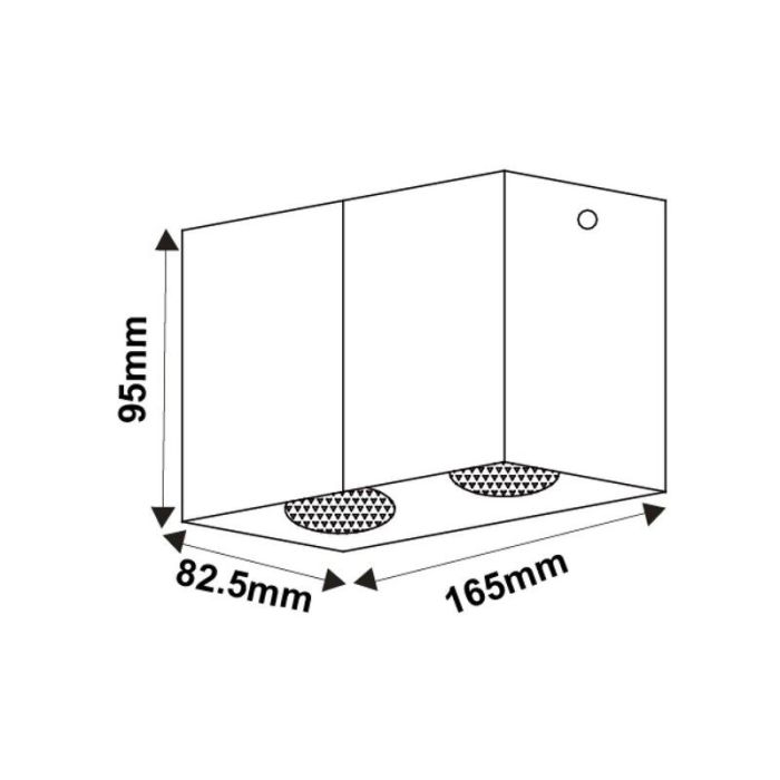 White surface mounted downlight modern, Raina