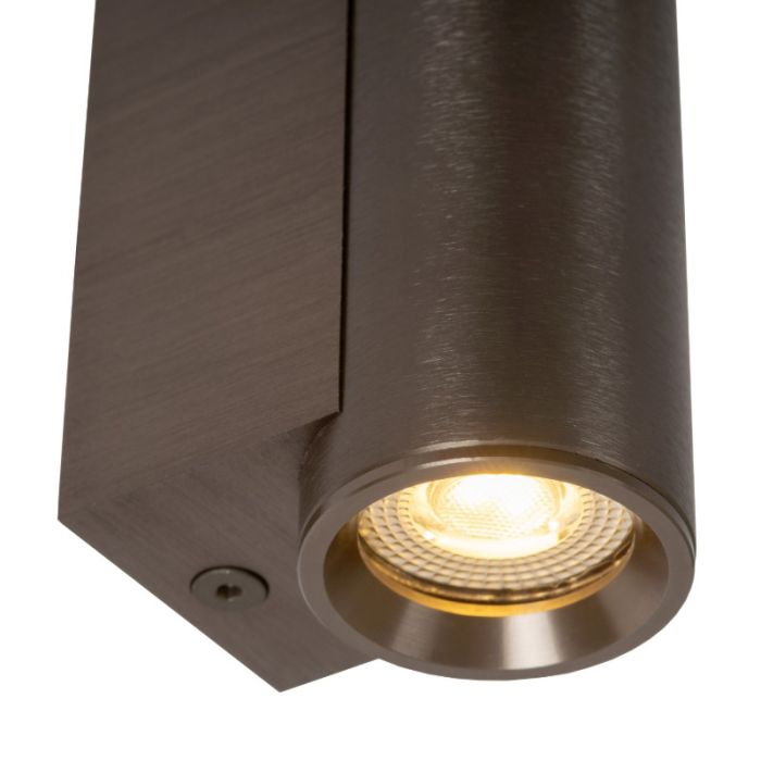 Rust Coloured wall spotlight modern, Dupla