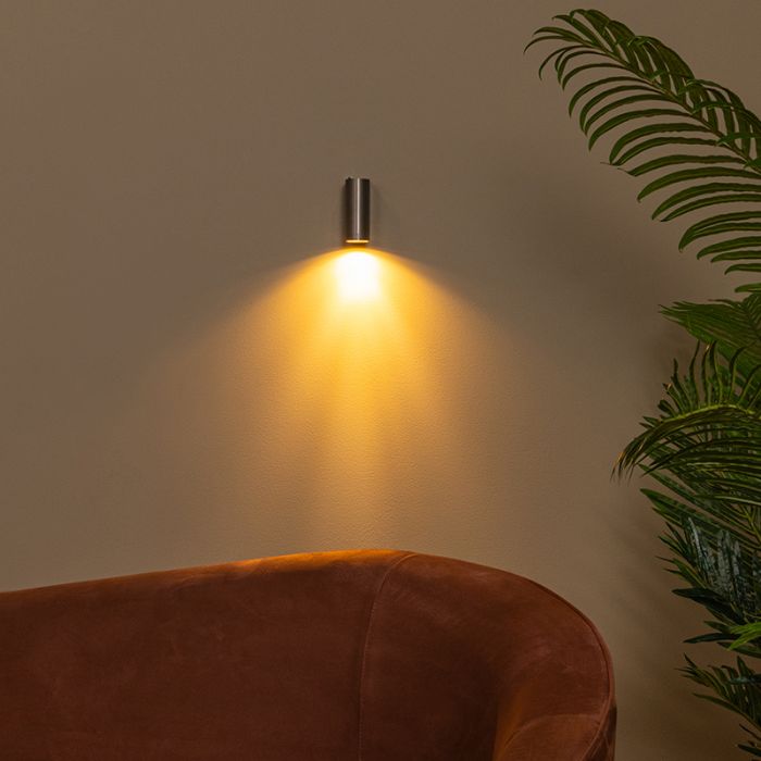 Rust Coloured wall spotlight modern, Dupla