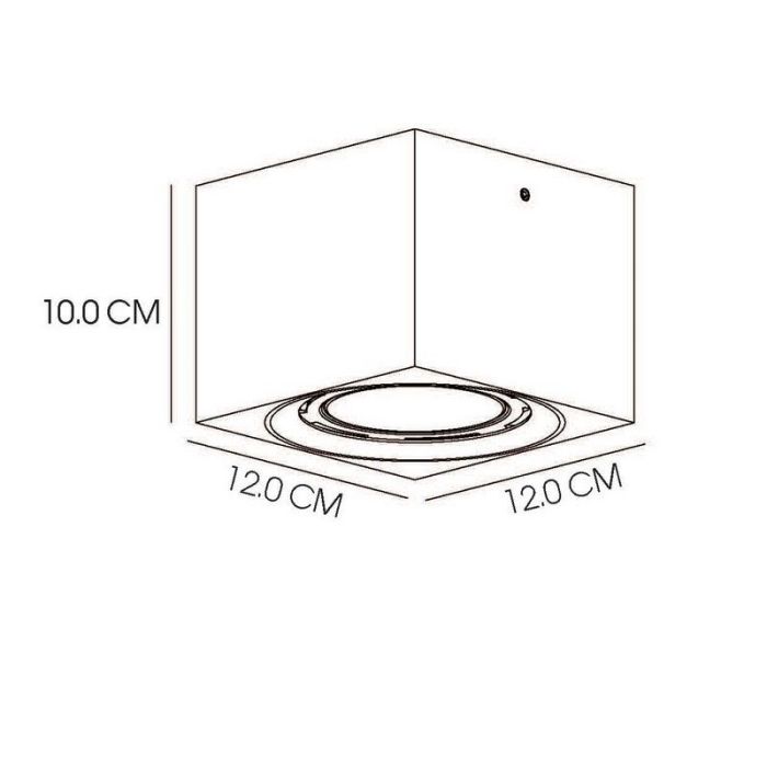 Black ceiling spotlight modern, Fedler