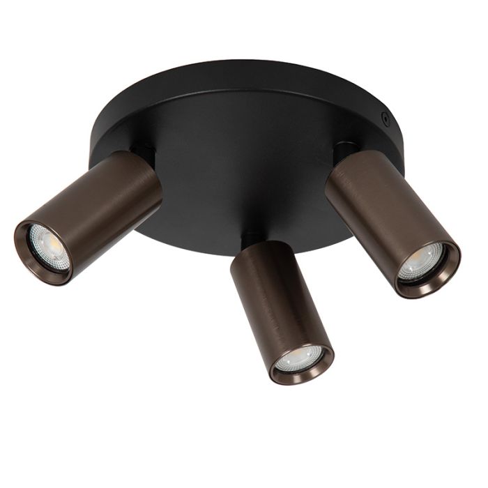 Brown ceiling spotlight modern, Ritmo