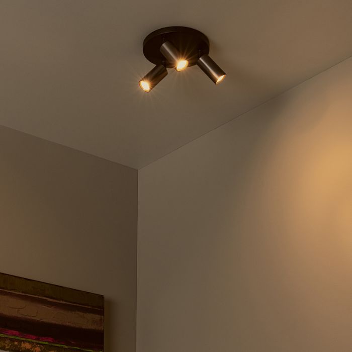 Brown ceiling spotlight modern, Ritmo