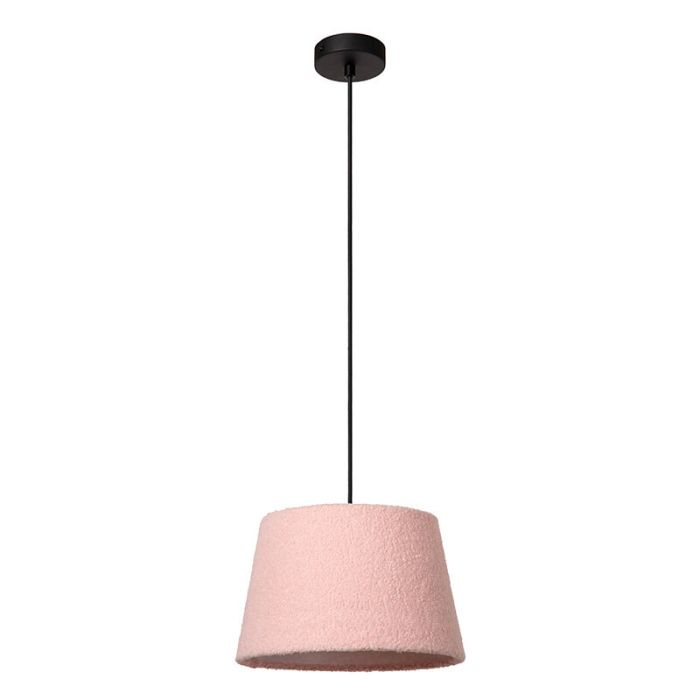 Pink pendant light vintage, Woolly