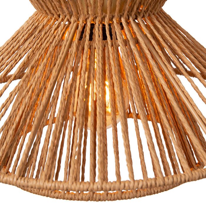 Rattan pendant light brown, Tasman