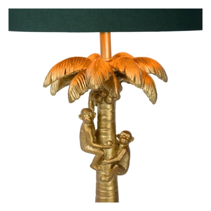 Golden table lamp retro, Extravaganza Coconut, with switch