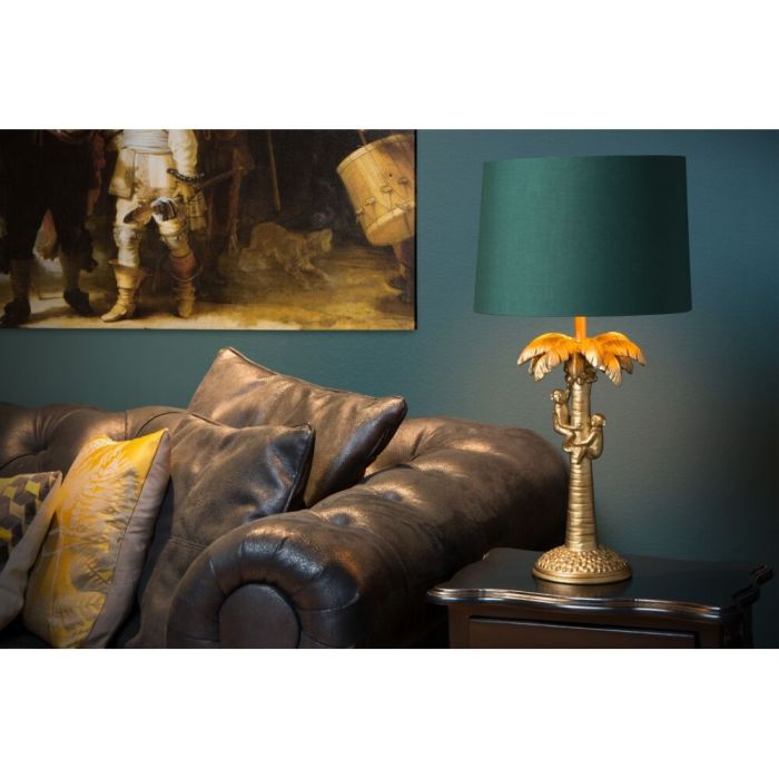 Golden table lamp retro, Extravaganza Coconut, with switch