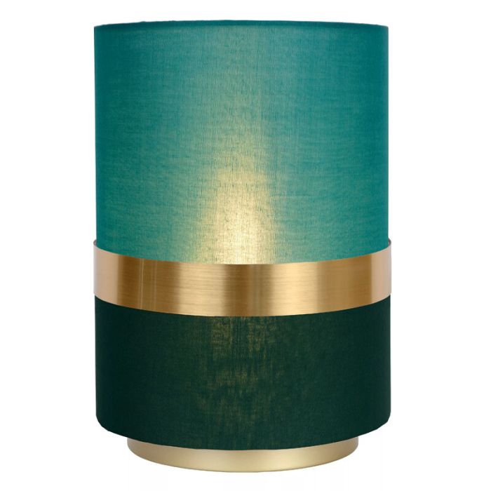 Golden table lamp retro, Tusse, with switch