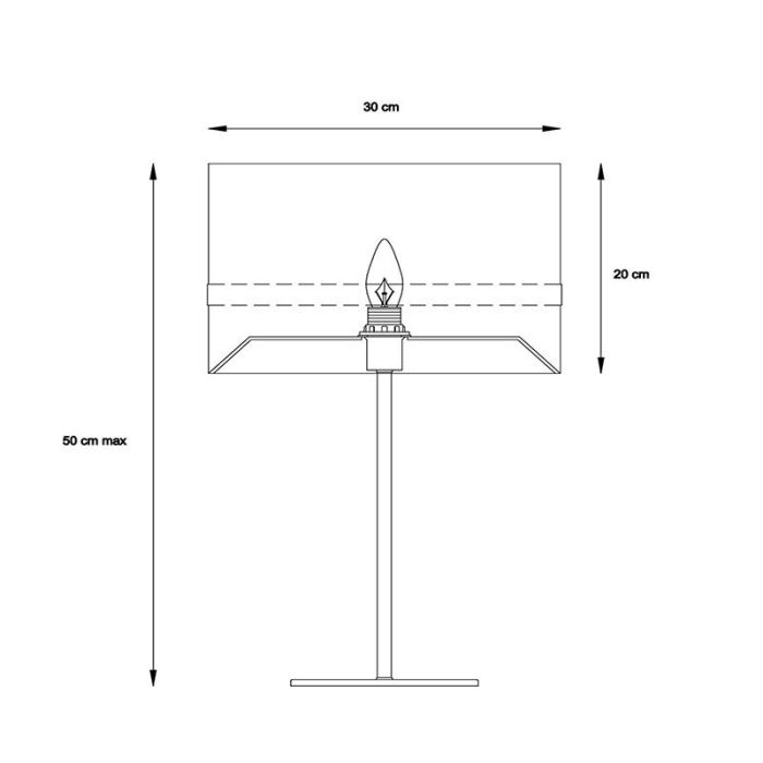 Green table lamp retro, Extravaganza Tusse, with switch