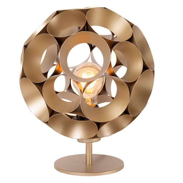 Golden table lamp modern, Hannelore