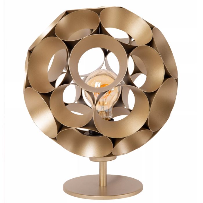 Golden table lamp modern, Hannelore