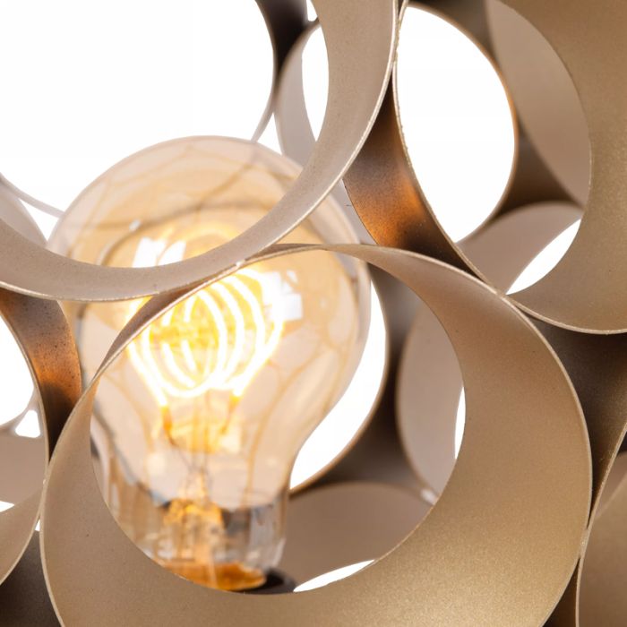 Golden table lamp modern, Hannelore