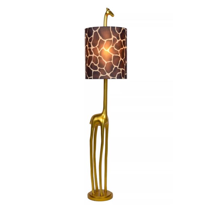 Brown floor lamp retro, Extravaganza Miss Tall, with switch