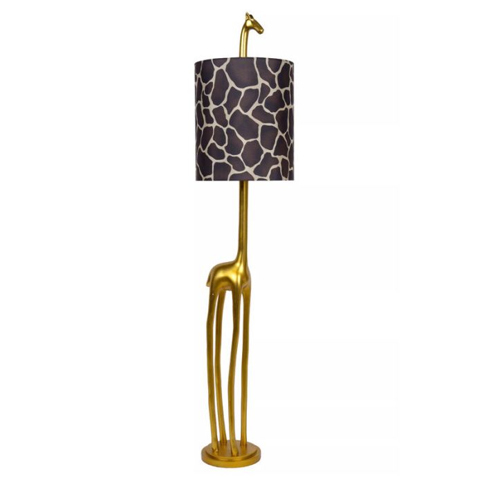Brown floor lamp retro, Extravaganza Miss Tall, with switch