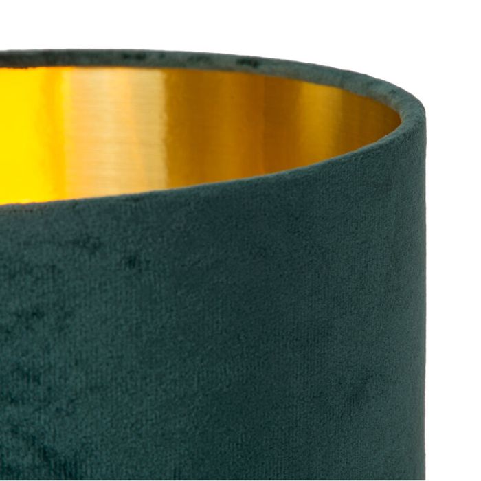 Green floor lamp retro, Esterad, with switch
