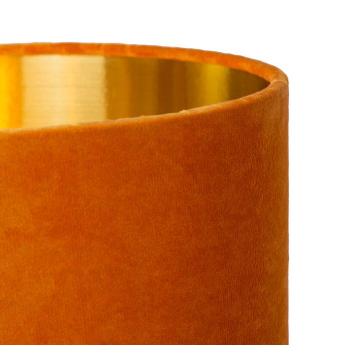 Yellow floor lamp retro, Esterad, with switch