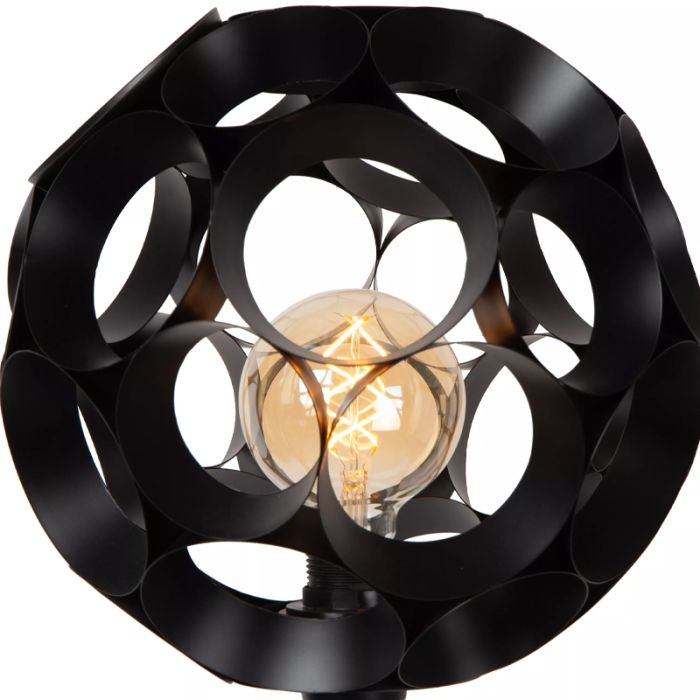Black floor lamp modern, Hannelore