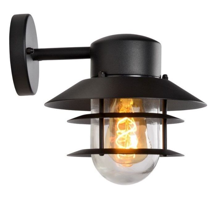 Black outdoor light modern, Zico, IP44