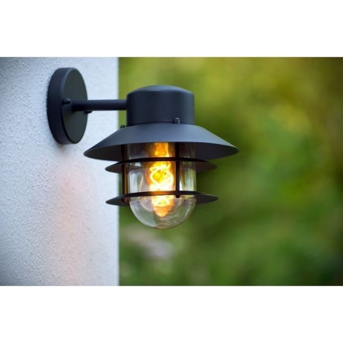 Black outdoor light modern, Zico, IP44