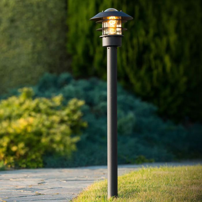 Black lamp post modern, Zico, IP44