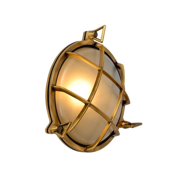 Golden outdoor light retro, Dudley, IP65