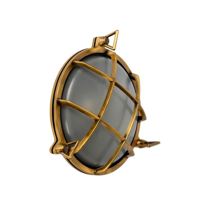 Golden outdoor light retro, Dudley, IP65