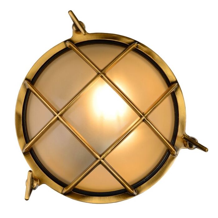 Golden outdoor light retro, Dudley, IP65