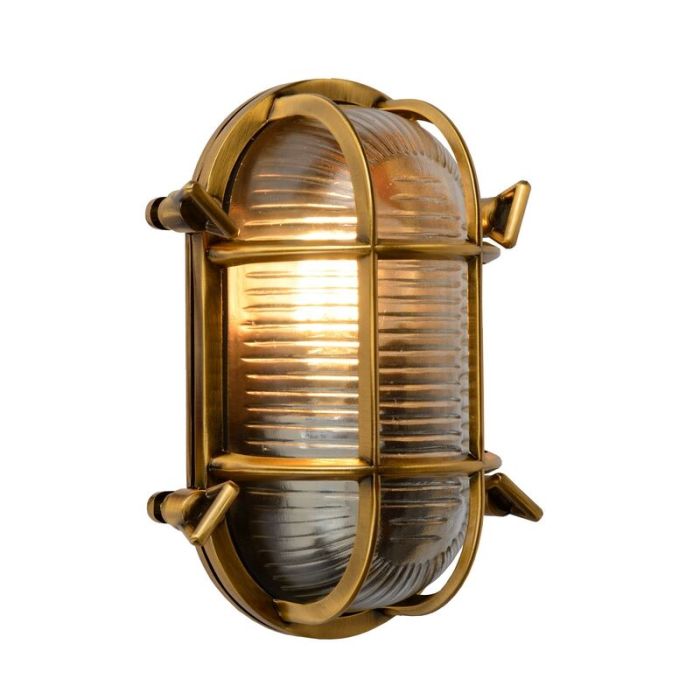 Golden outdoor light retro, Dudley, IP65