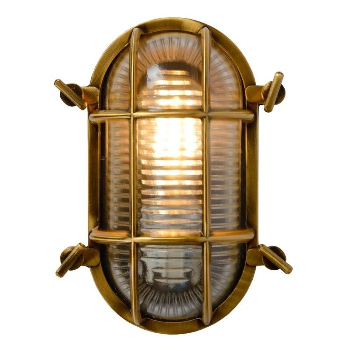 Golden outdoor light retro, Dudley, IP65