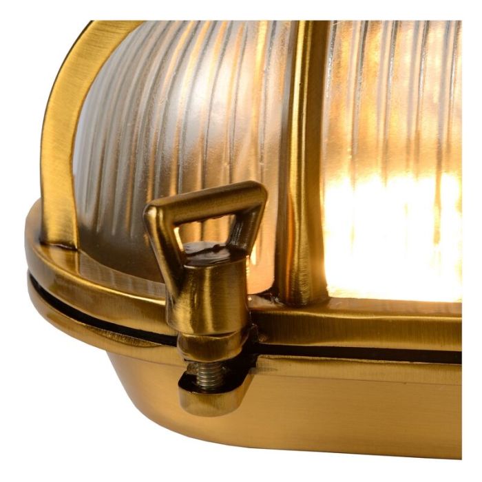 Golden outdoor light retro, Dudley, IP65