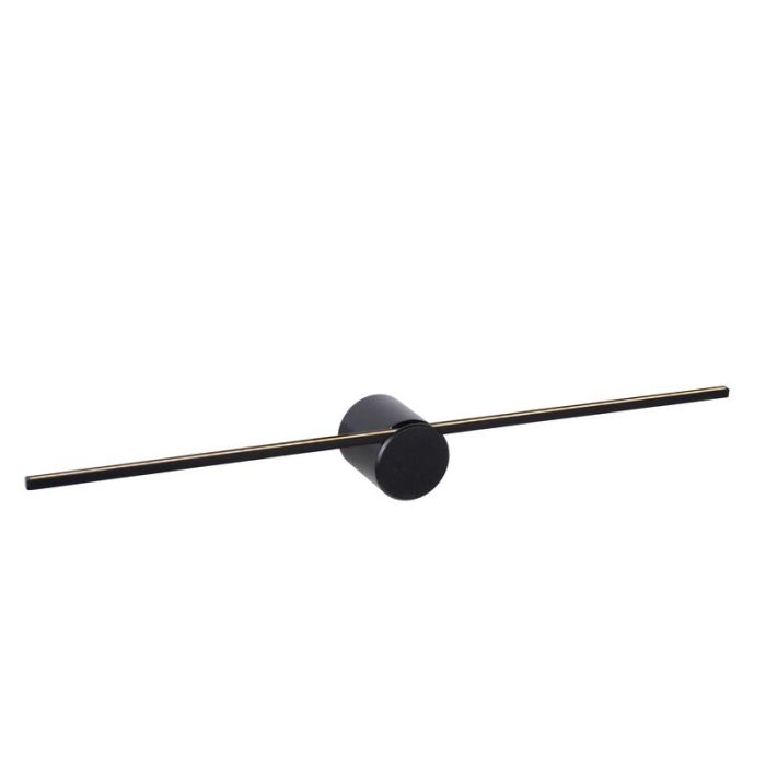 Black wall light modern, Mizar, 6W, 2700K LED, IP44