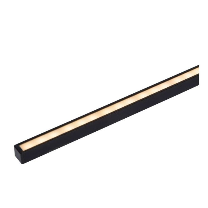 Black wall light modern, Mizar, 6W, 2700K LED, IP44