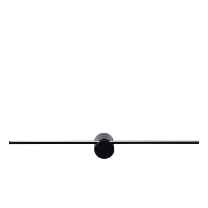 Black wall light modern, Mizar, 6W, 2700K LED, IP44