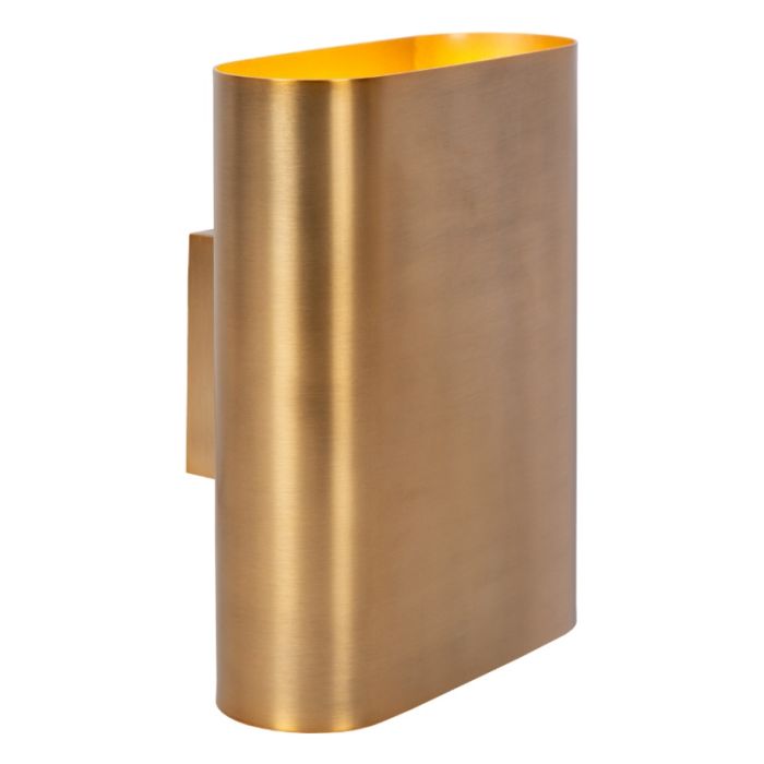 Brass up down wall light modern, Ovalis