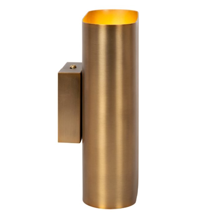 Brass up down wall light modern, Ovalis